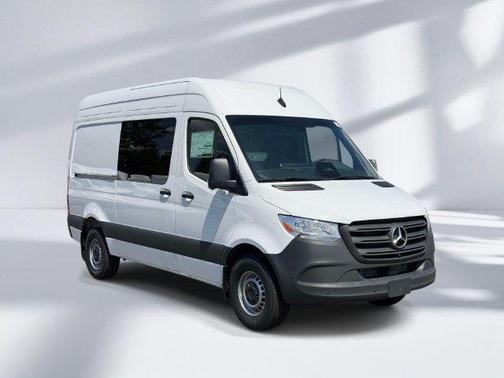 White 2026 Mercedes-Benz Sprinter 2500 144 WB Standard Roof Crew
