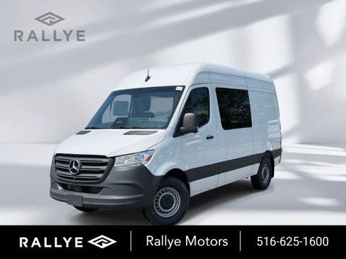 White 2026 Mercedes-Benz Sprinter 2500 144 WB Standard Roof Crew