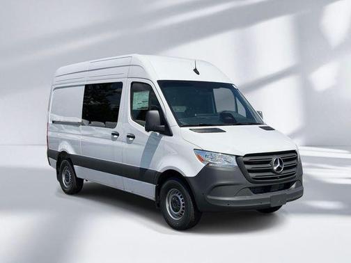 White 2026 Mercedes-Benz Sprinter 2500 144 WB Standard Roof Crew