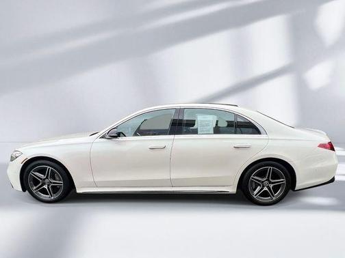Diamond White 2022 Mercedes-Benz S-Class S 500 4MATIC