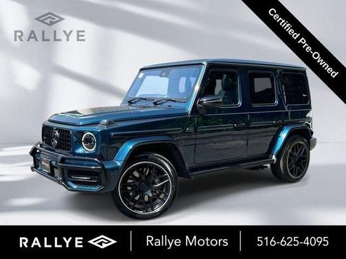 Blue 2022 Mercedes-Benz AMG G 63 4MATIC