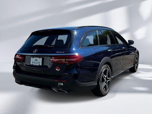 Blue 2021 Mercedes-Benz E-Class E 450 4MATIC