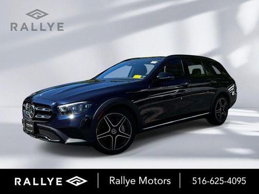 Blue 2021 Mercedes-Benz E-Class E 450 4MATIC