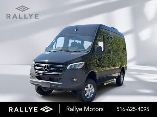 Black 2025 Mercedes-Benz Sprinter 2500 144 WB Standard Roof Passenger