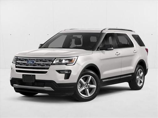 White Platinum Metallic Tri-Coat 2018 Ford Explorer Limited