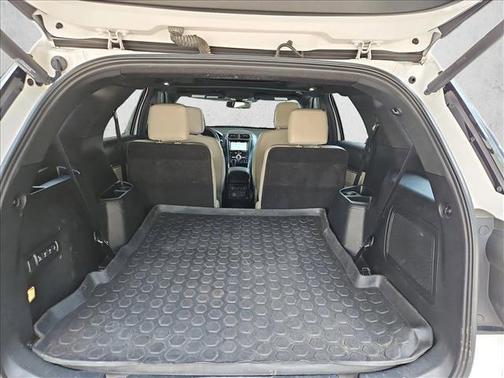 White Platinum Metallic Tri-Coat 2018 Ford Explorer Limited