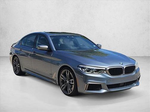 Bluestone Metallic 2019 BMW M550 i Xdrive