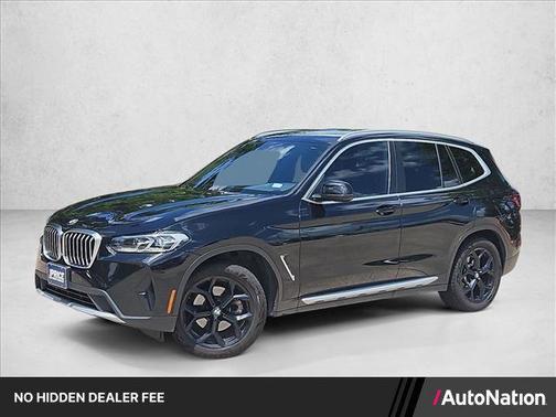 Black Sapphire Metallic 2022 BMW X3 sDrive30i