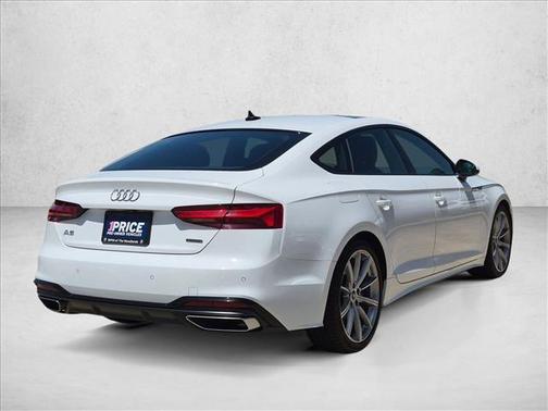 White 2025 Audi A5 Sportback 45 S Line Premium