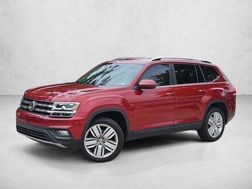 Fortana Red Metallic 2019 Volkswagen Atlas 3.6L SE w/Technology