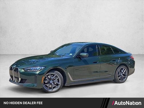San Remo Green Metallic 2023 BMW i4 Gran Coupe eDrive40
