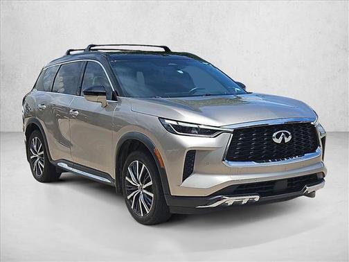 Warm Titanium/Black Obsidian 2022 INFINITI QX60 AUTOGRAPH