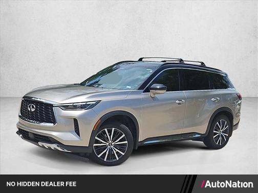 Warm Titanium/Black Obsidian 2022 INFINITI QX60 AUTOGRAPH