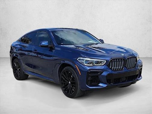Phytonic Blue Metallic 2022 BMW X6 M50i