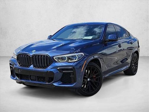 Phytonic Blue Metallic 2022 BMW X6 M50i