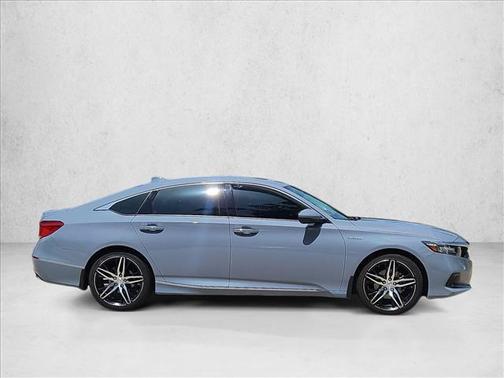 Platinum White Pea 2021 Honda Accord Hybrid Touring