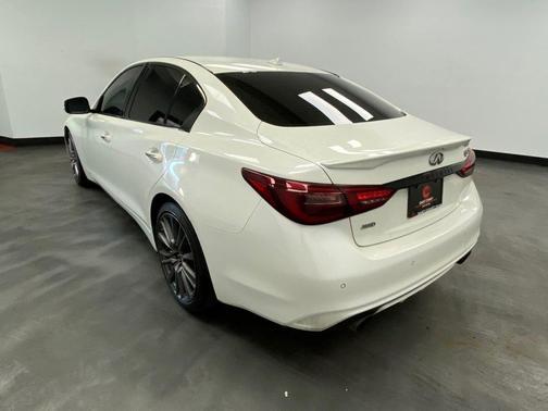 Majestic White 2021 INFINITI Q50 3.0t RED SPORT 400