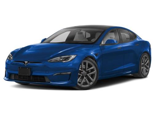 Deep Blue Metallic 2023 Tesla Model S Plaid