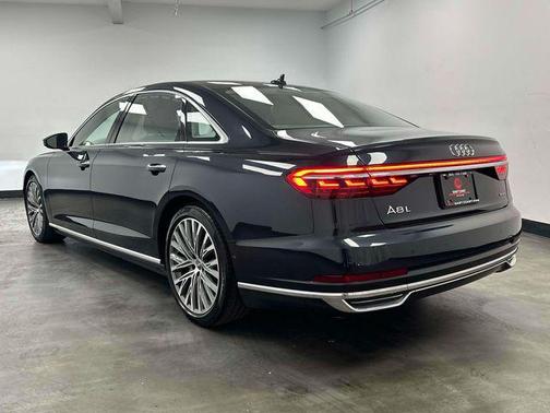 Moonlight Blue 2019 Audi A8 55