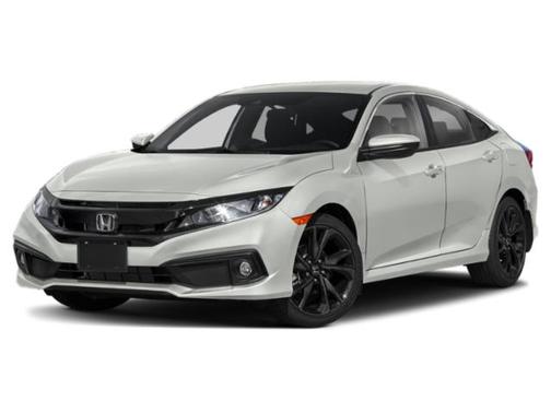 Platinum White Pearl 2021 Honda Civic Sport