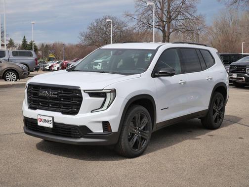 Glacier White 2026 GMC Acadia Elevation