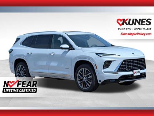 White Tri-Coat 2026 Buick Enclave Avenir