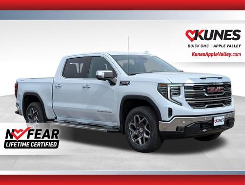 Glacier White 2026 GMC Sierra 1500 SLT