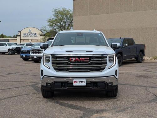 Glacier White 2026 GMC Sierra 1500 SLT