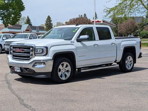 Summit White 2018 GMC Sierra 1500 SLT
