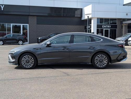 Portofino Gray 2025 Hyundai SONATA Hybrid SEL