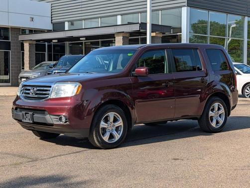 Red 2013 Honda Pilot EX-L