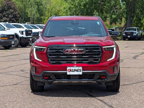 Volcanic Red 2026 GMC Acadia AT4