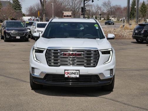 Glacier White 2026 GMC Acadia Denali