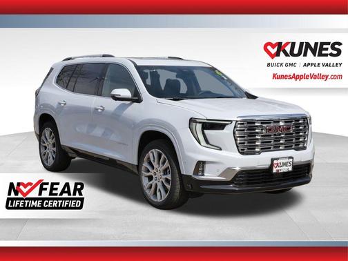 Glacier White 2026 GMC Acadia Denali