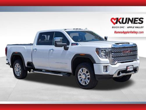 White Frost Tri-Coat 2020 GMC Sierra 2500 Denali