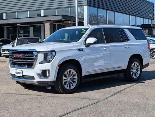 Summit White 2023 GMC Yukon SLT