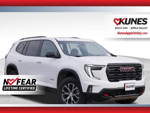 Summit White 2026 GMC Acadia AT4