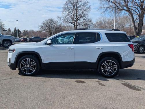 Summit White 2023 GMC Acadia SLT