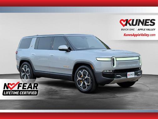 Silver 2024 Rivian R1S Adventure Quad Motor Large Pack