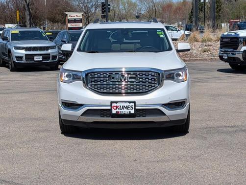 White Frost Tri-Coat 2019 GMC Acadia Denali