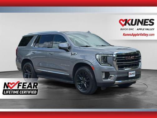 Satin Steel Metallic 2022 GMC Yukon SLT