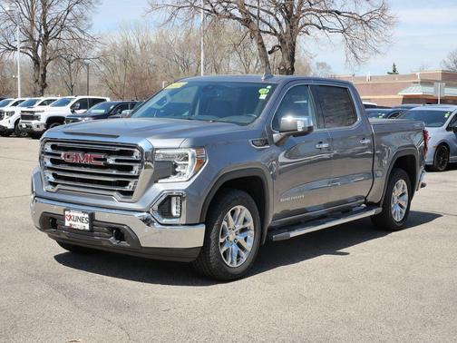 Satin Steel Metallic 2021 GMC Sierra 1500 SLT