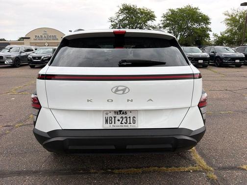 White 2025 Hyundai KONA SEL