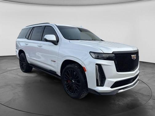 Crystal White Tri-Coat 2023 Cadillac Escalade V-Series