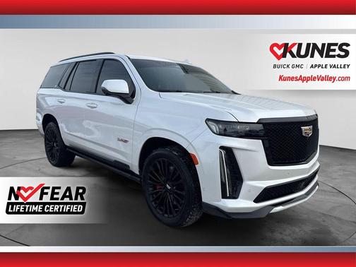 Crystal White Tri-Coat 2023 Cadillac Escalade V-Series