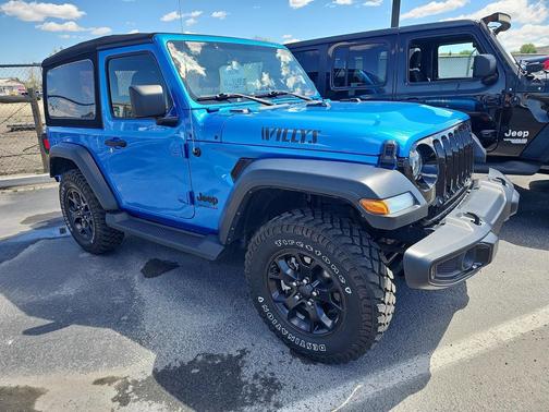 Hydro Blue Pearlcoat 2022 Jeep Wrangler Willys