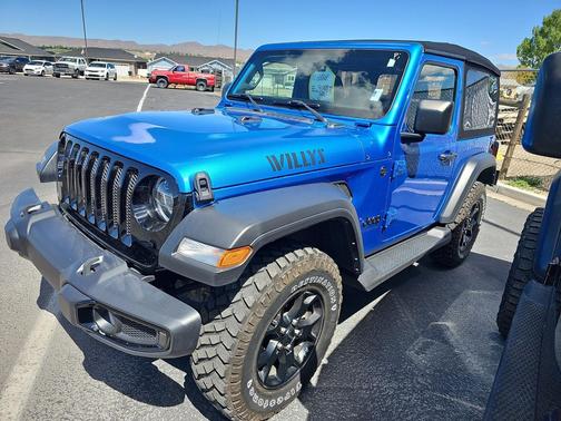 Hydro Blue Pearlcoat 2022 Jeep Wrangler Willys