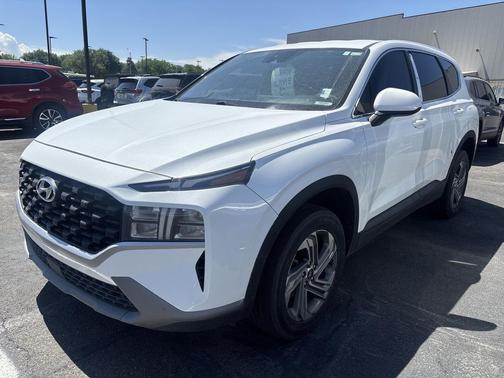 Quartz White 2021 Hyundai SANTA FE SE