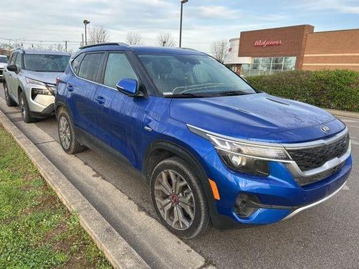 Neptune Blue 2021 Kia Seltos S