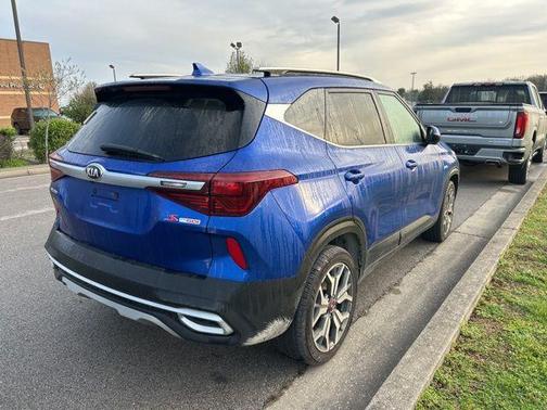 Neptune Blue 2021 Kia Seltos S